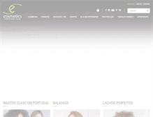 Tablet Screenshot of ecosmetics.com.br
